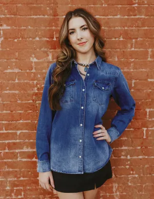 Patriotic Cowboy Button Up