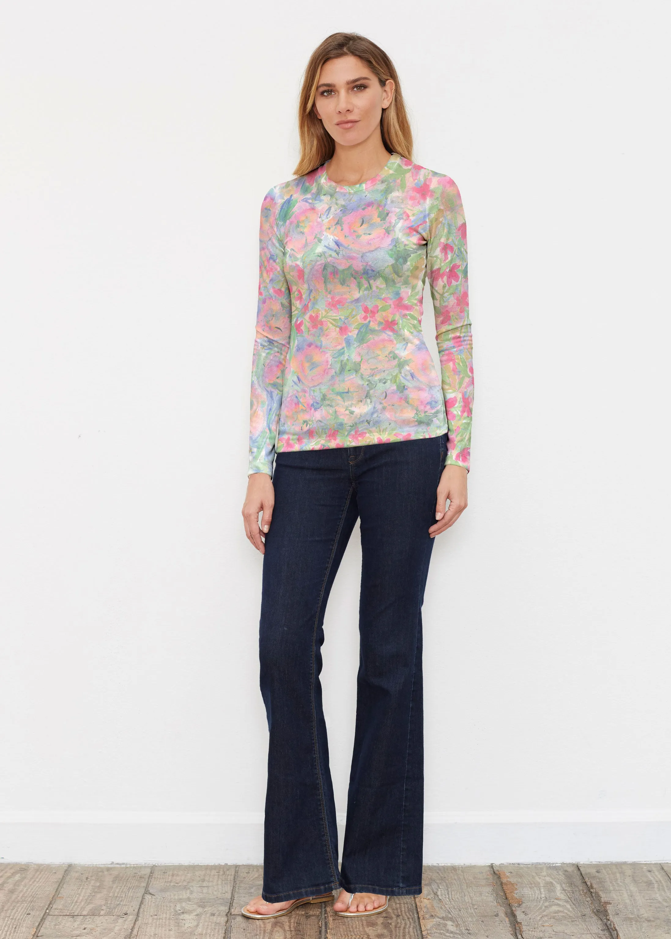 Penelope (17255) ~ Butterknit Long Sleeve Crew Top