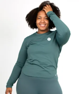 Performance Long Sleeve Baselayer Shirt | Jade