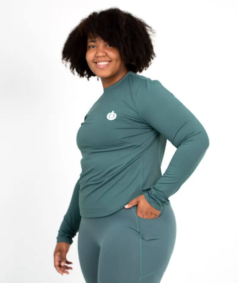 Performance Long Sleeve Baselayer Shirt | Jade