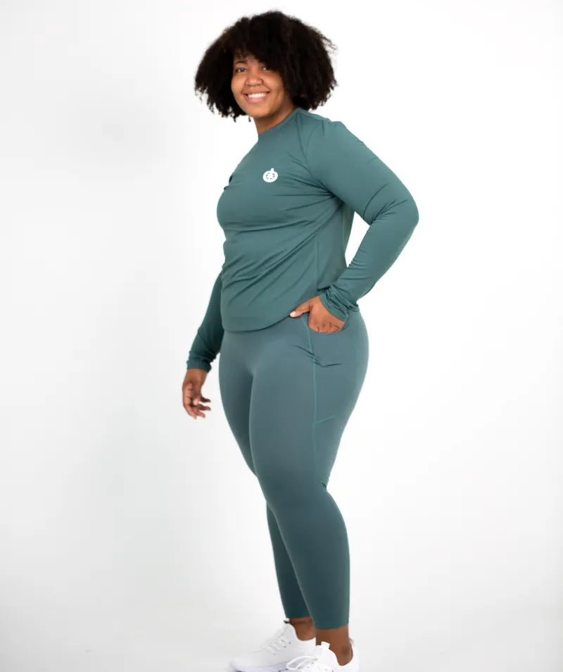 Performance Long Sleeve Baselayer Shirt | Jade