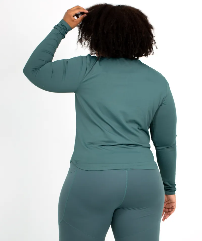 Performance Long Sleeve Baselayer Shirt | Jade