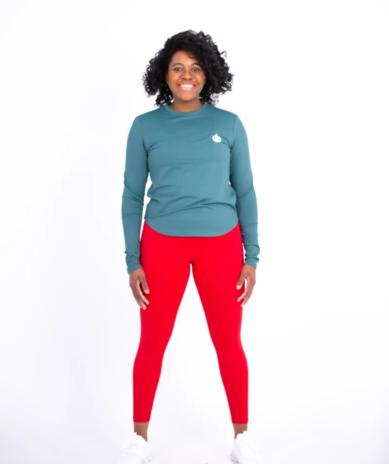 Performance Long Sleeve Baselayer Shirt | Jade