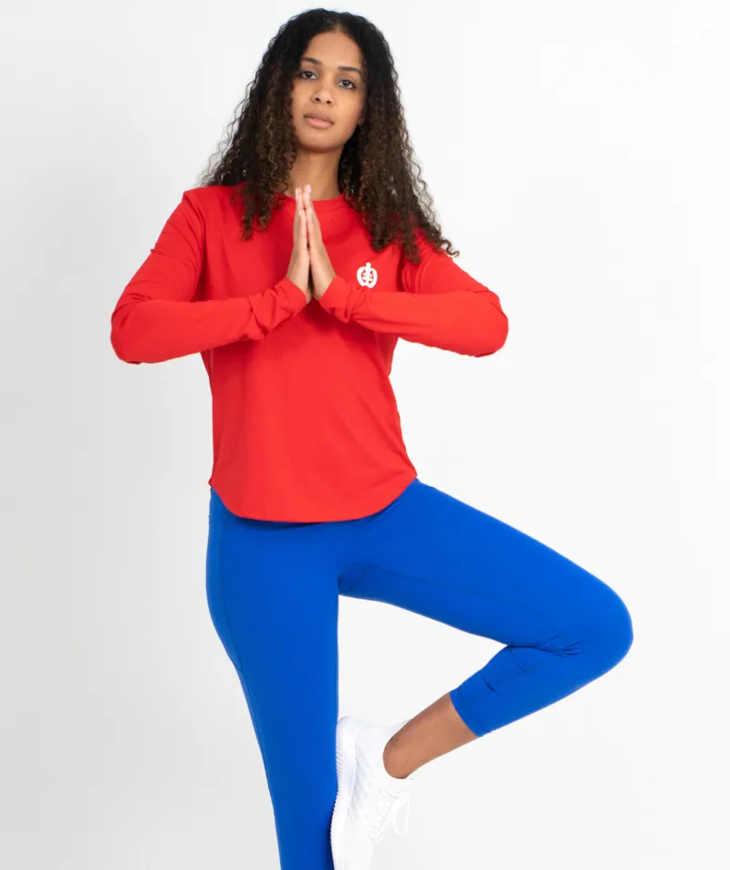 Performance Long Sleeve Baselayer Shirt | Red