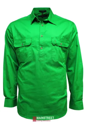 Pilbara Heavy Weight Long Sleeve Closed Front Shirt