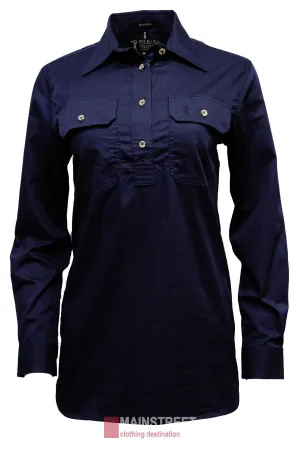 Pilbara Ladies Long Sleeve Closed Front Shirt