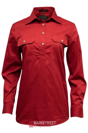 Pilbara Ladies Long Sleeve Closed Front Shirt