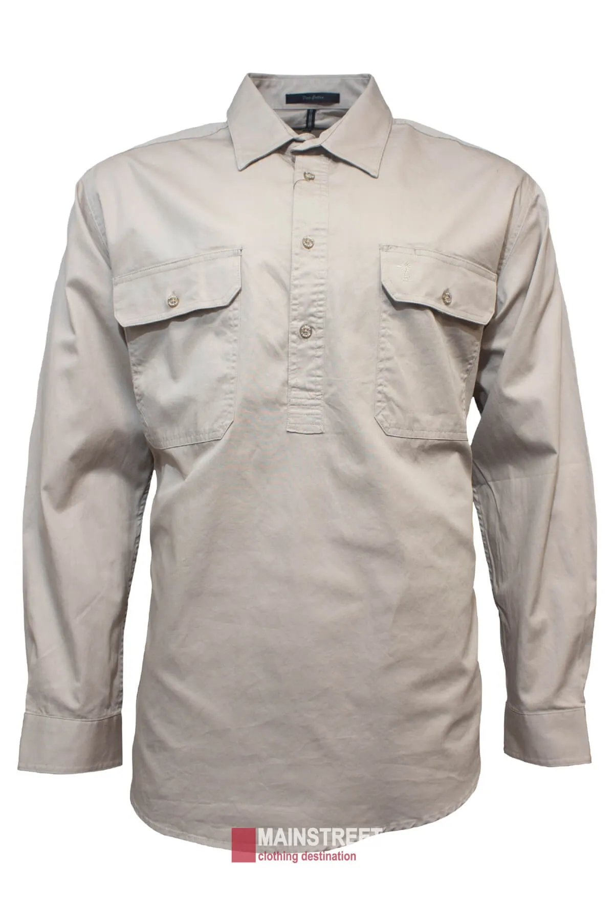 Pilbara Long Sleeve Closed Front Shirt
