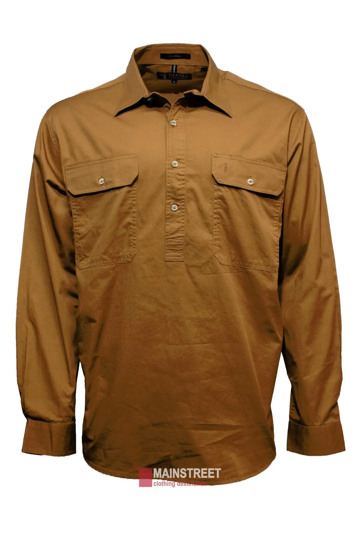 Pilbara Long Sleeve Closed Front Shirt