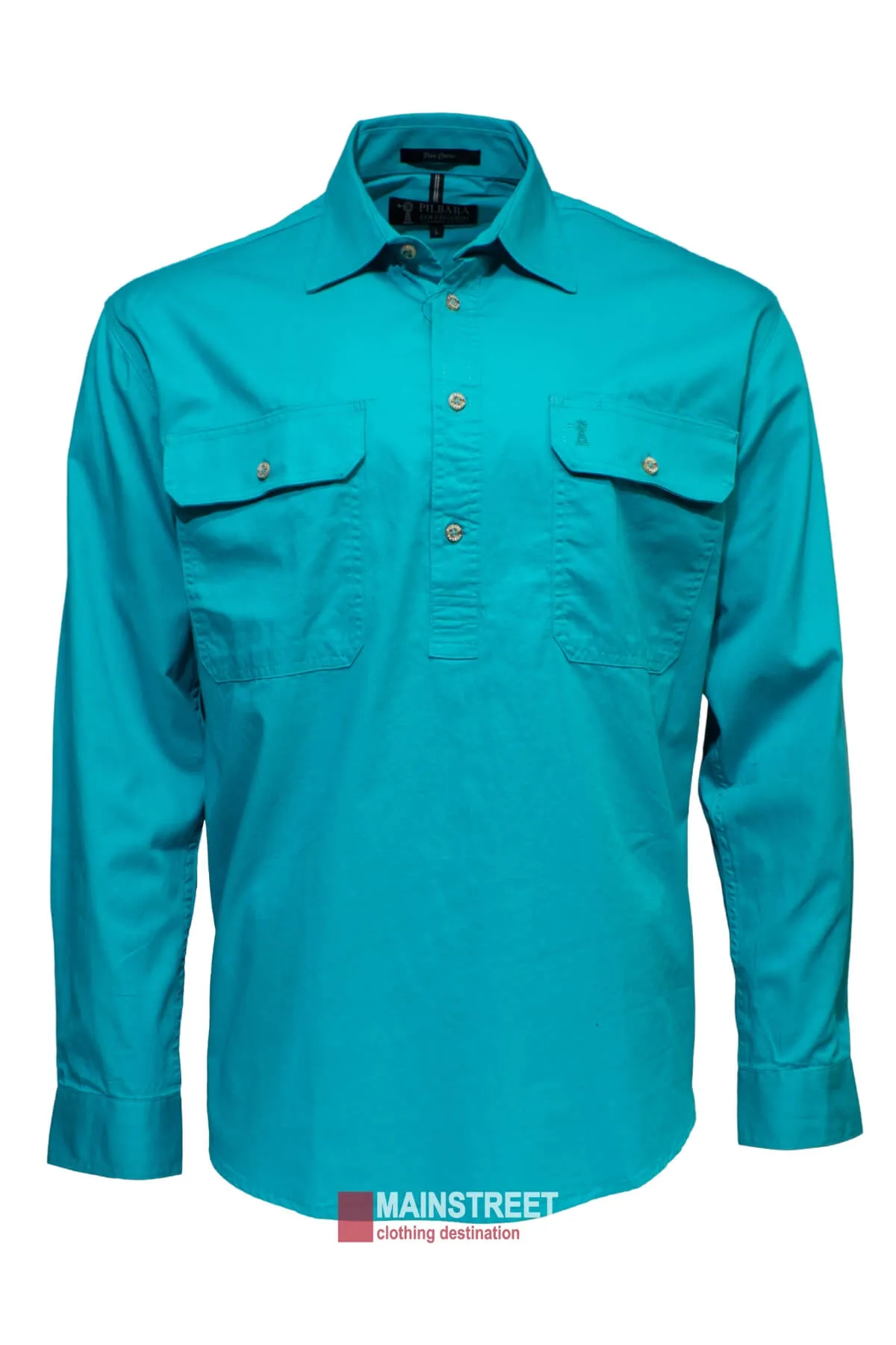Pilbara Long Sleeve Closed Front Shirt