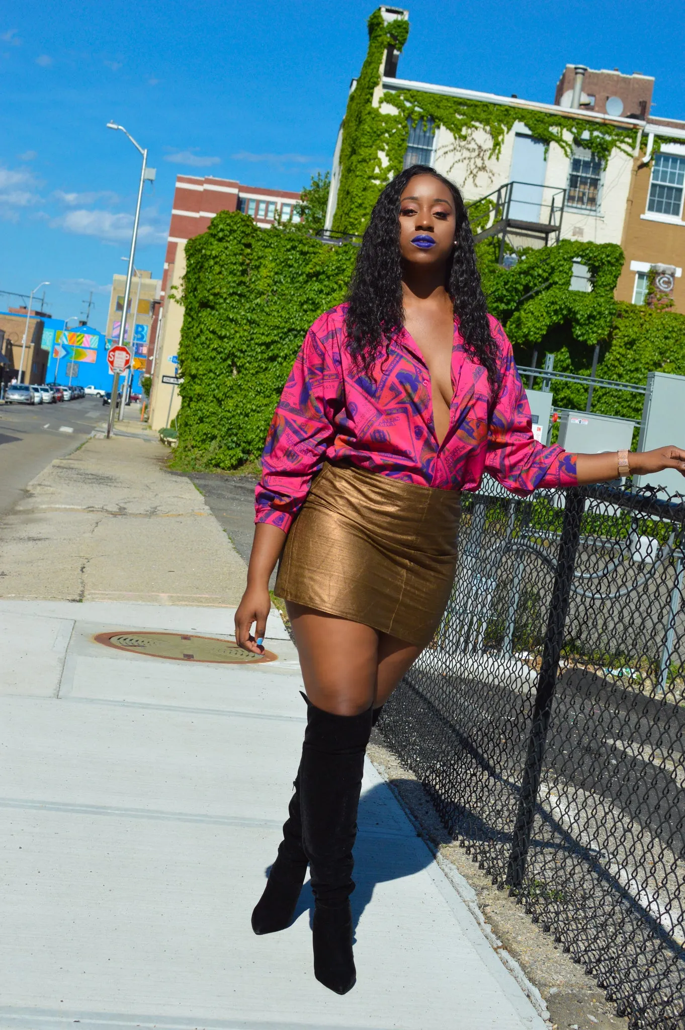 Pink Benjis | Button up