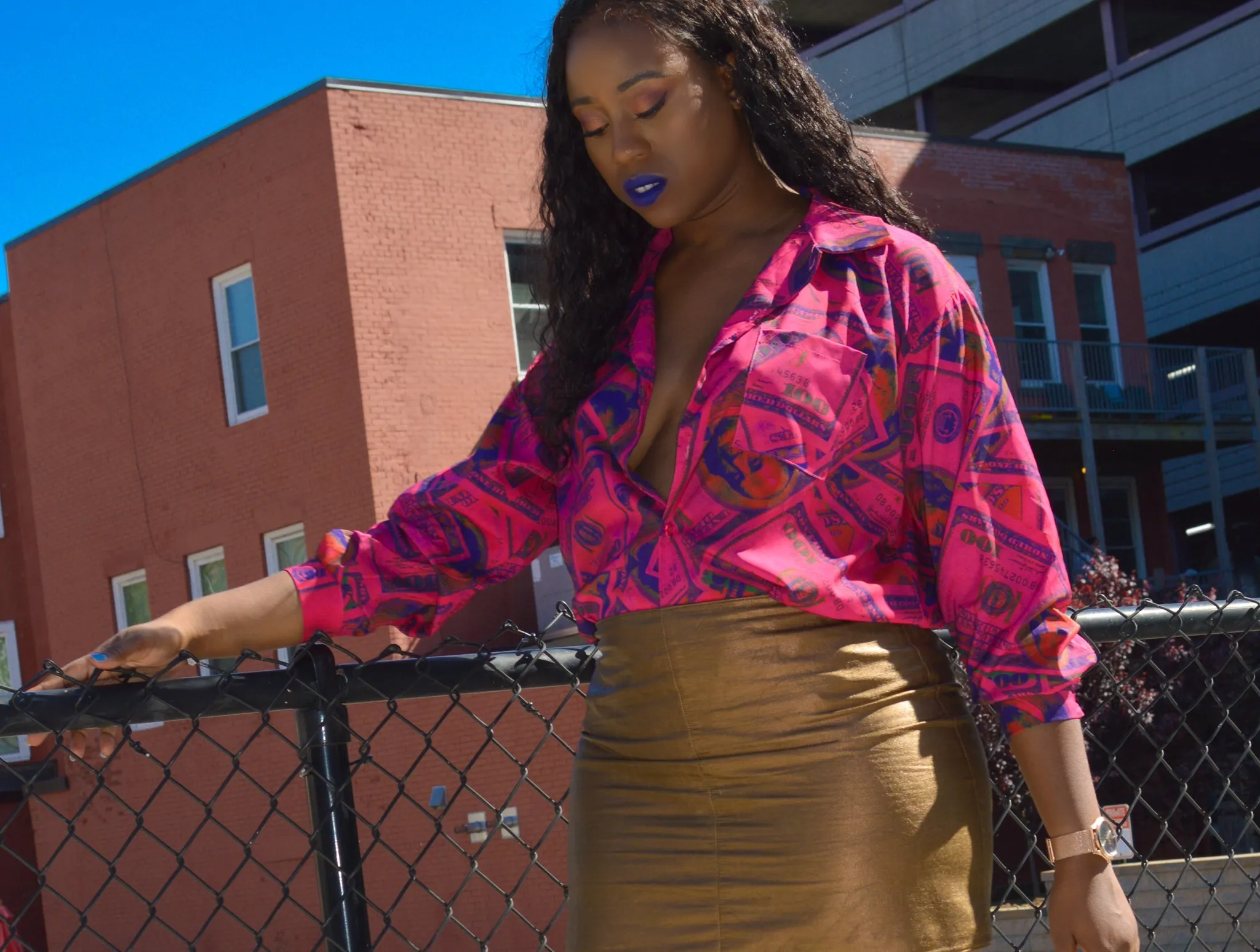 Pink Benjis | Button up