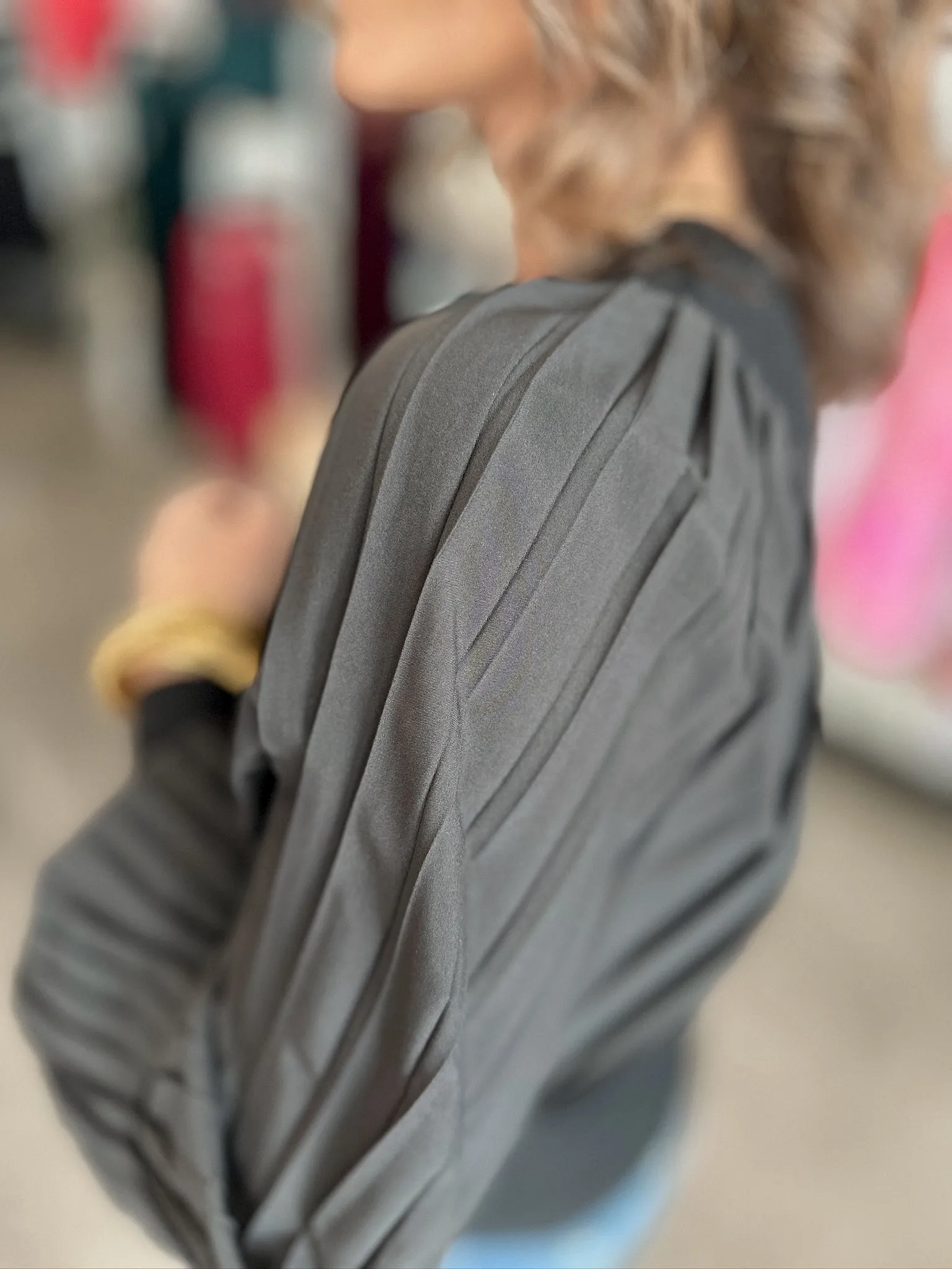 Pleated Perfection Knit Top