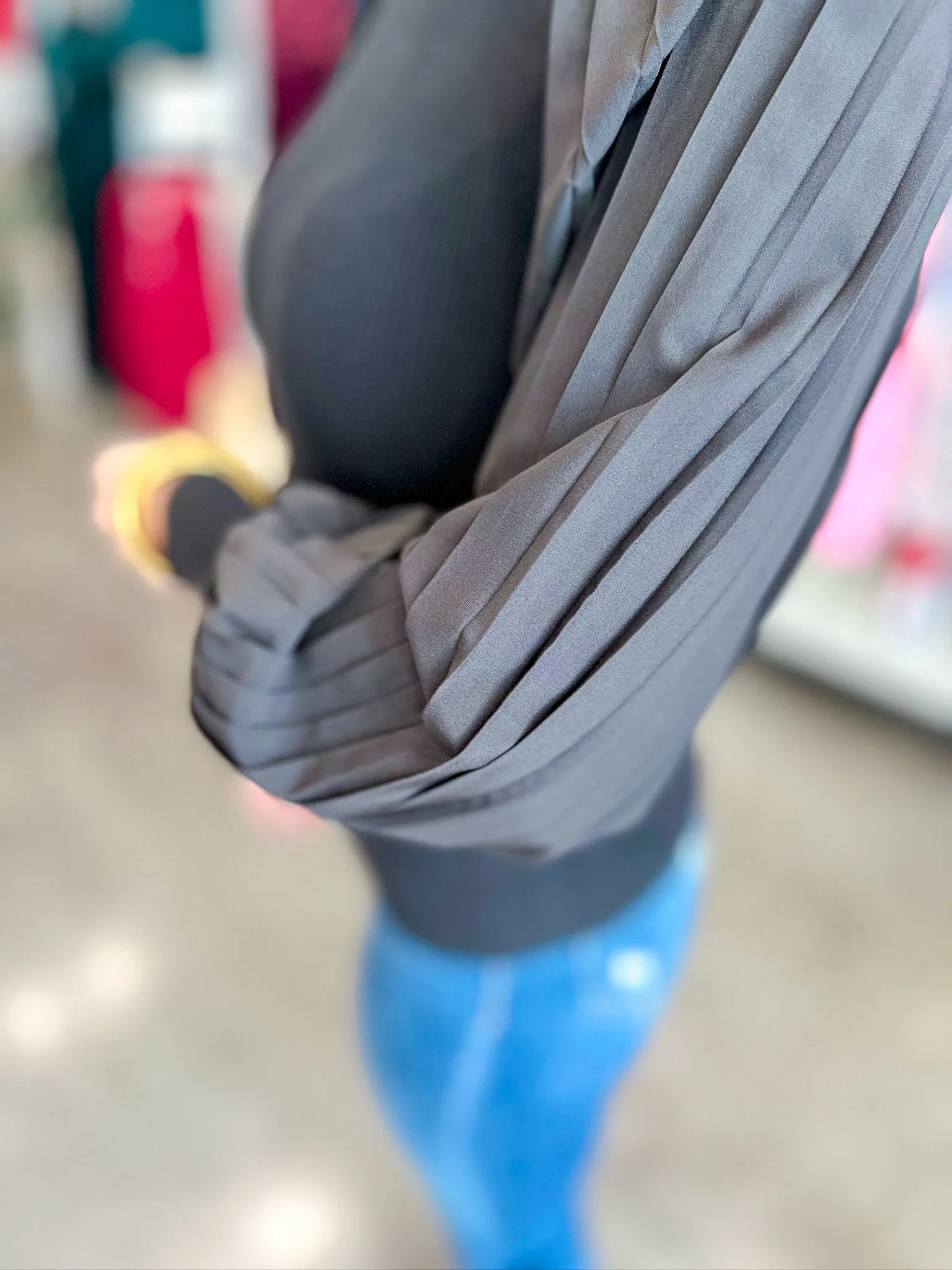 Pleated Perfection Knit Top
