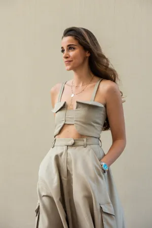 Pocket crop top