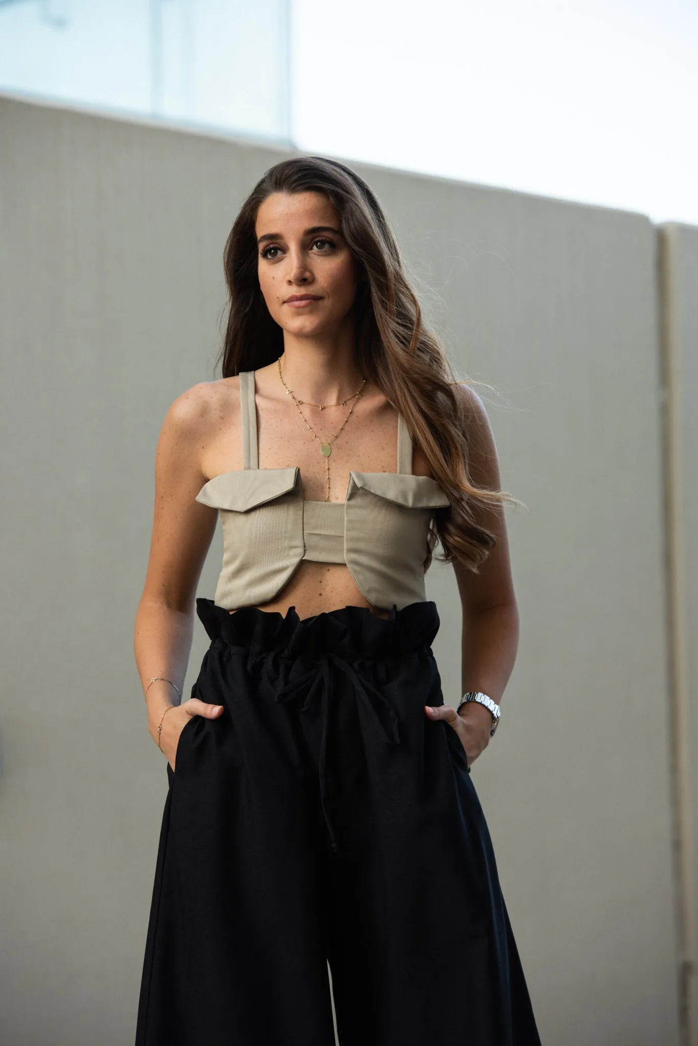 Pocket crop top