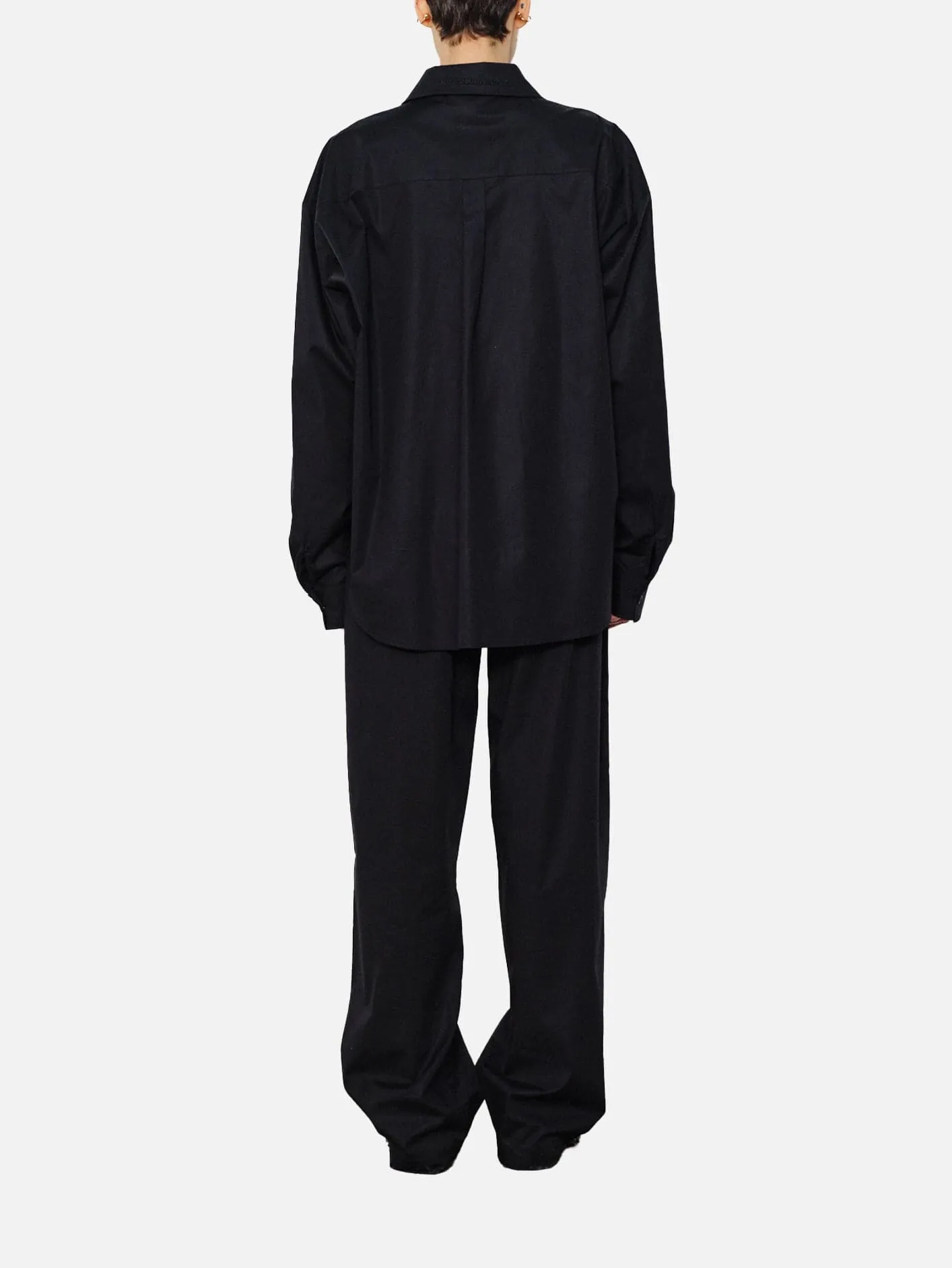 Poplin Trousers - Black