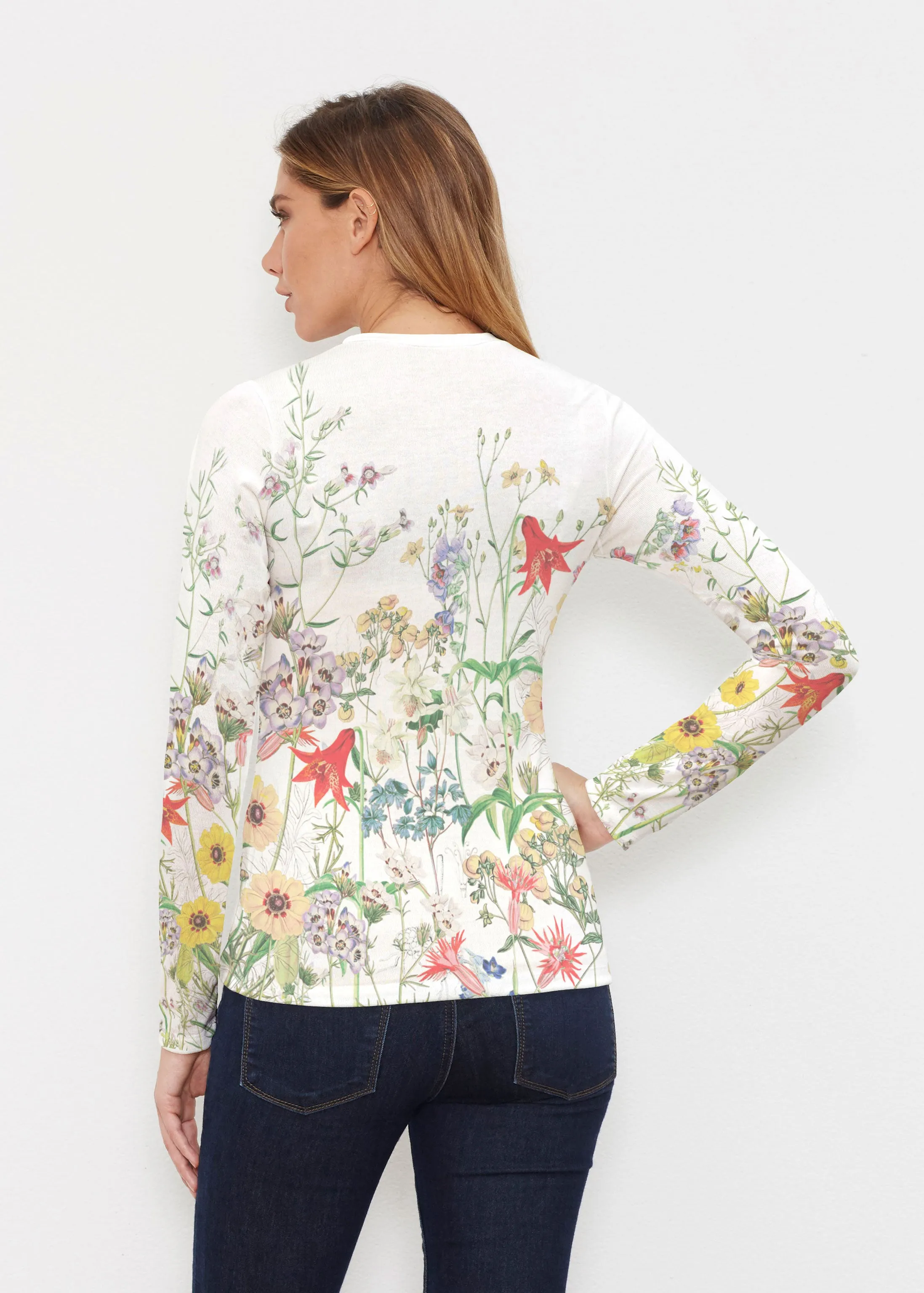 Prairie (7929) ~ Butterknit Long Sleeve V-Neck Top