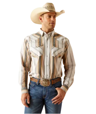PRO SERIES EVAN CLASSIC FIT ARIAT MENS SNAP LONG SLEEVE