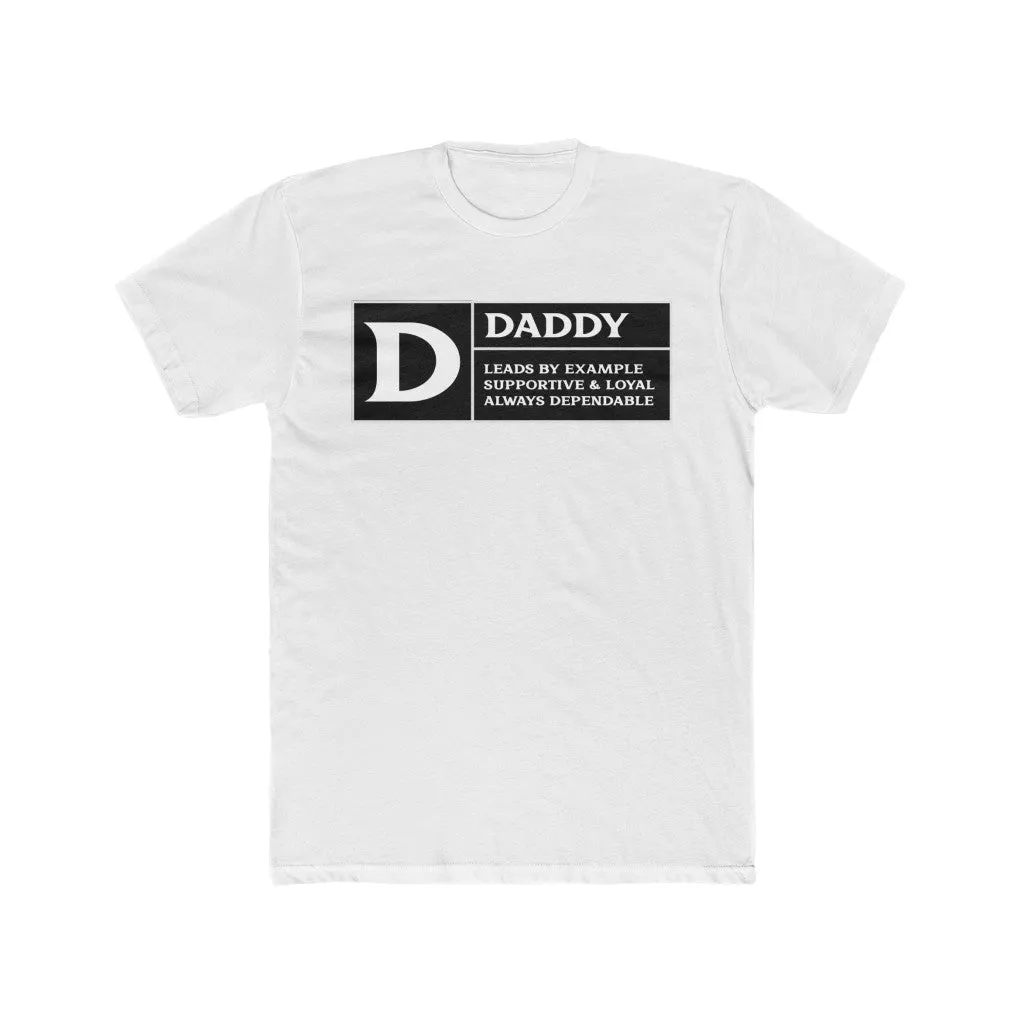 Rated D for Daddy Fitted Tee