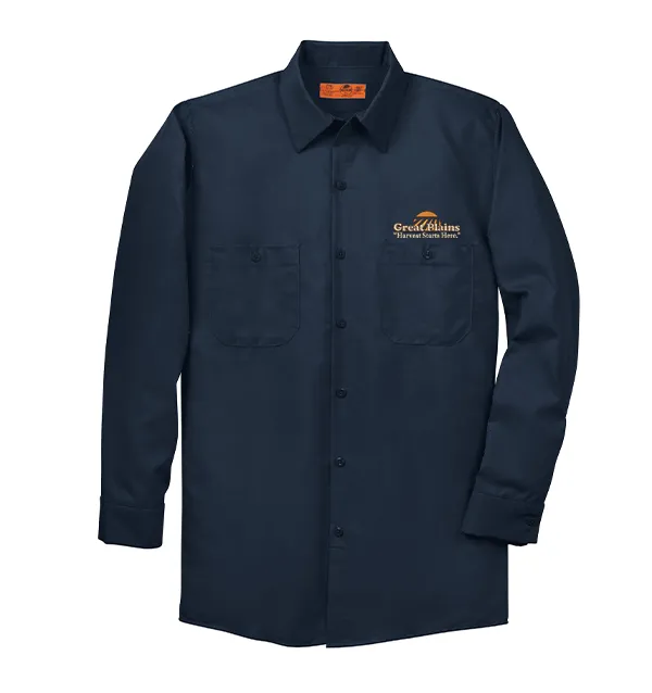 Red Kap® Long Sleeve Industrial Work Shirt