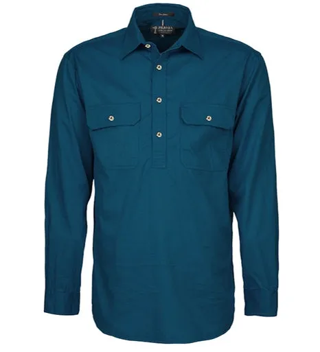 Ritemate Mens Closed Front Long Sleeve Shirt - Diesel