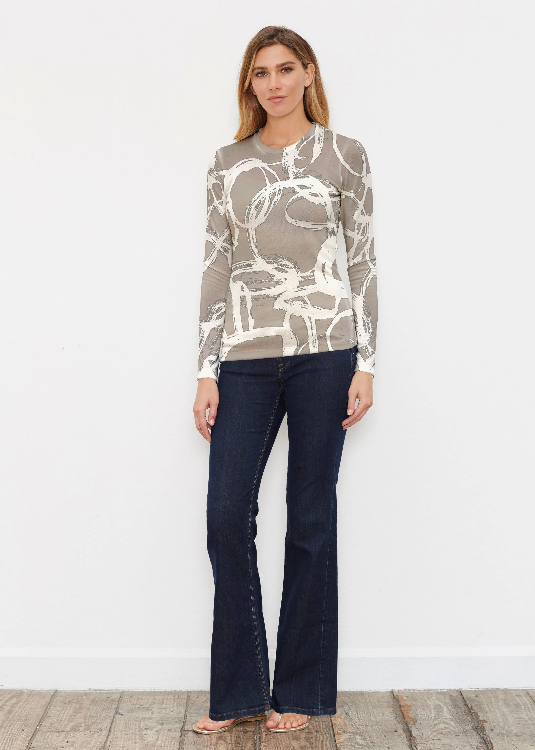 Round About (16261) ~ Butterknit Long Sleeve Crew Top