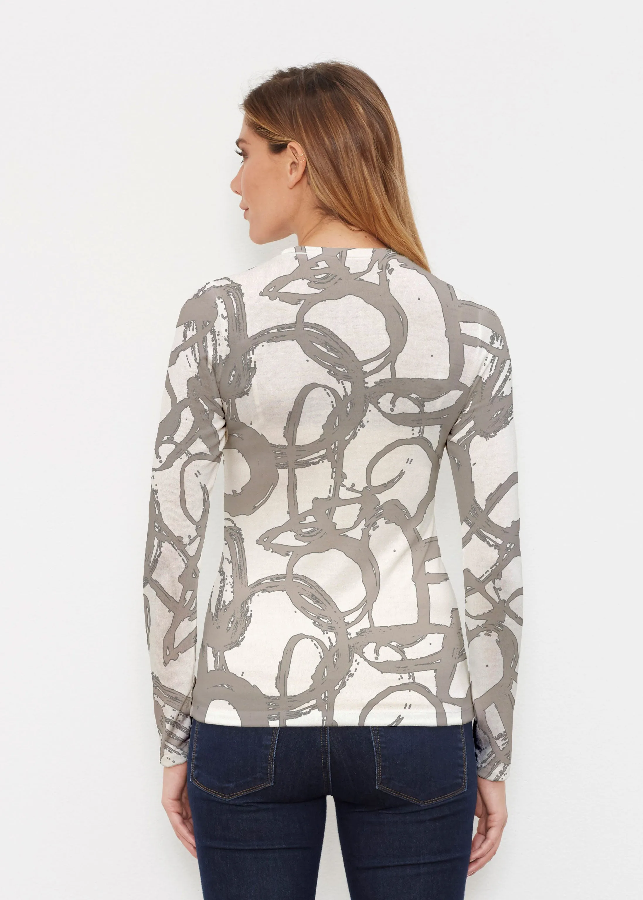 Round About (16261) ~ Butterknit Long Sleeve Crew Top