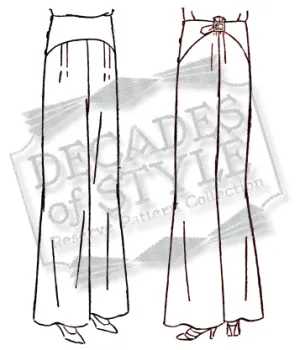 RPC - #D01  1930s Ladies Trousers