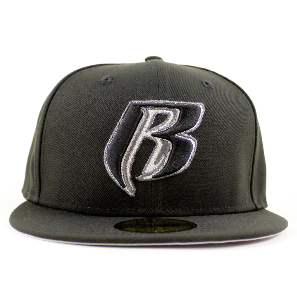 Ruff Ryders New Era 59Fifty Fitted Hat (Black Gray Under Brim)