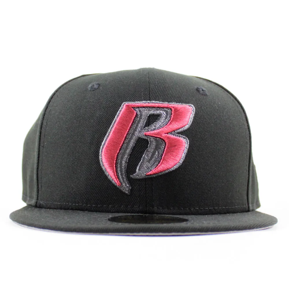Ruff Ryders New Era 59Fifty Fitted Hat (Black Gray Under Brim)