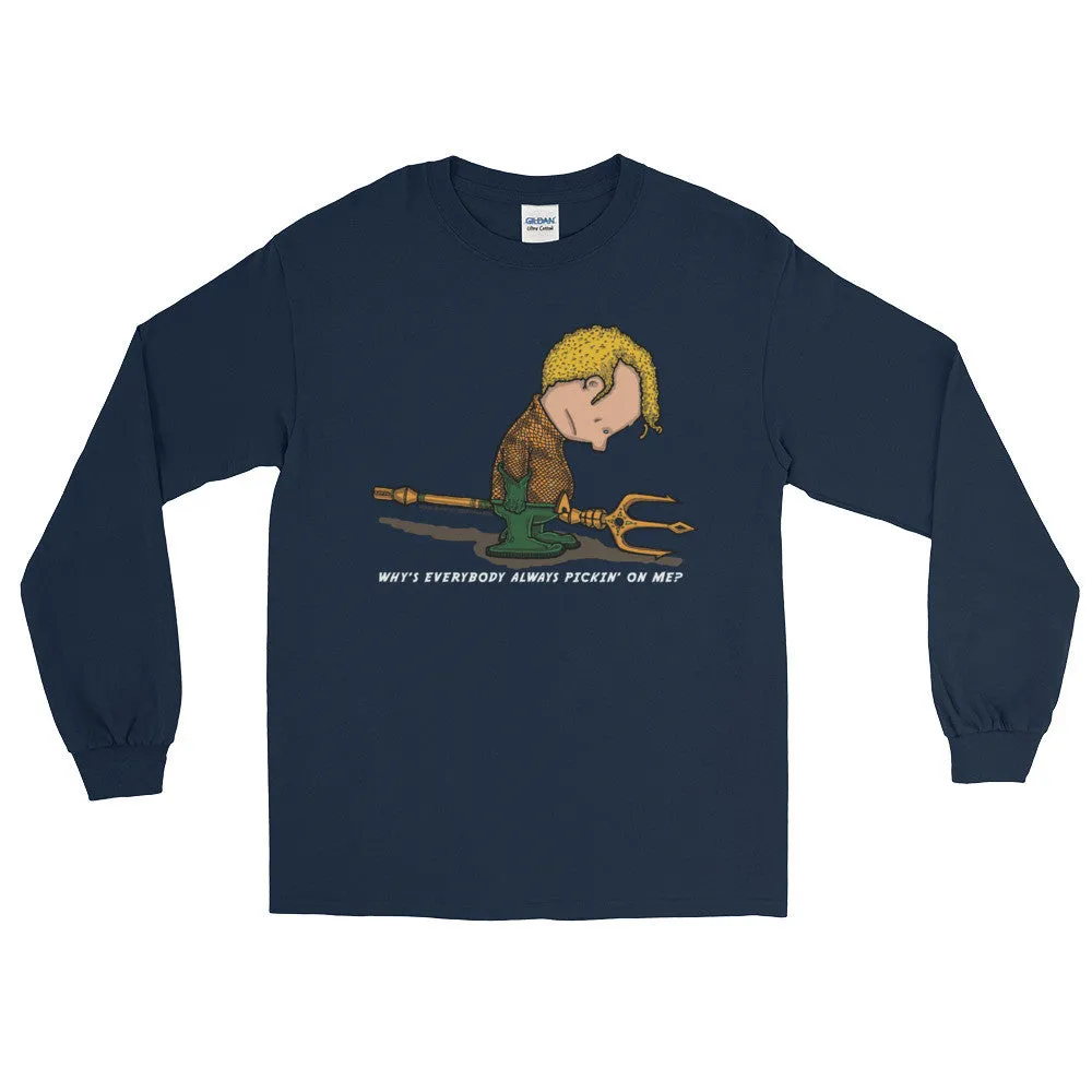 Sad Sea King Long Sleeve Shirt