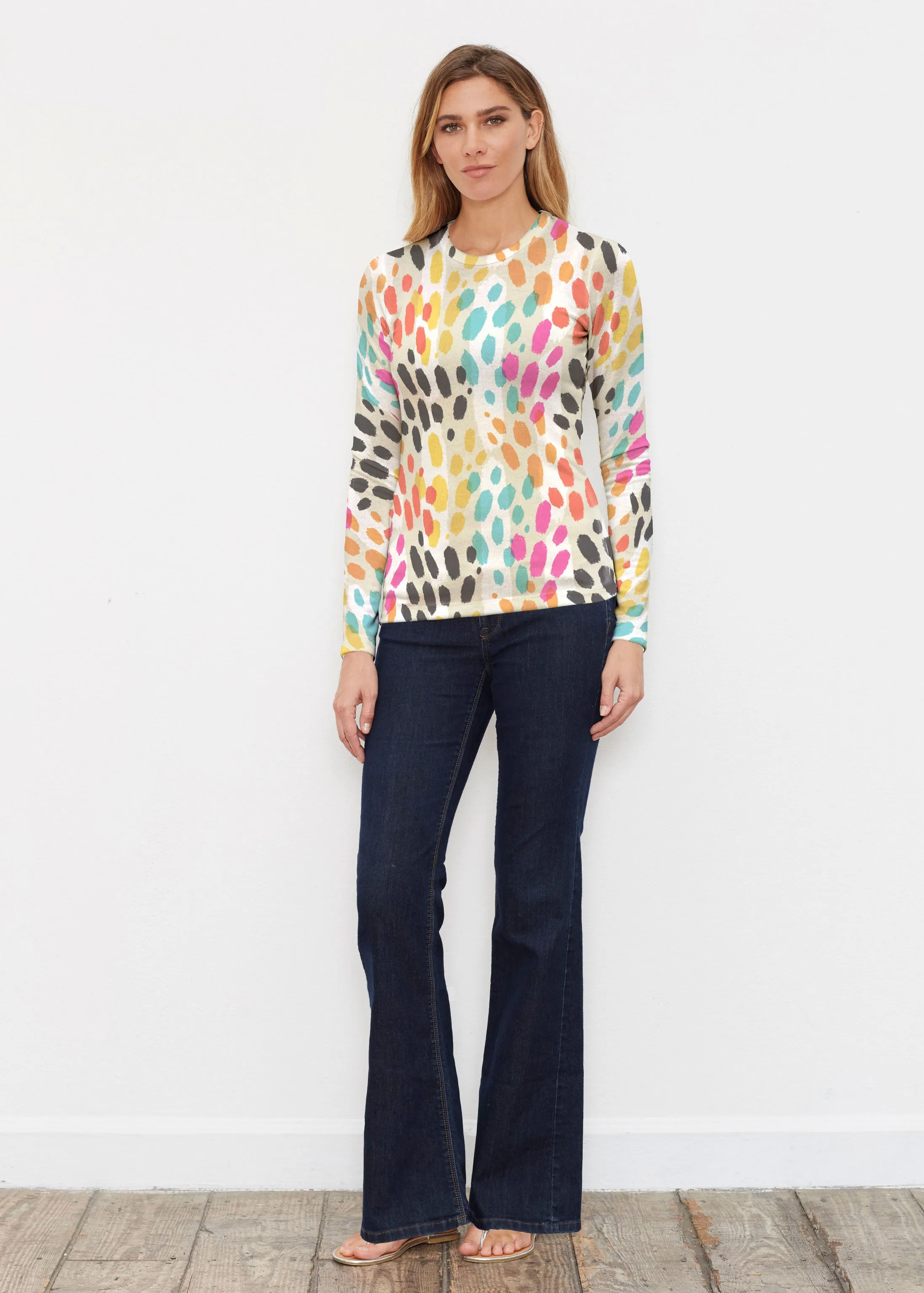 Santa Fe (14267) ~ Butterknit Long Sleeve Crew Top
