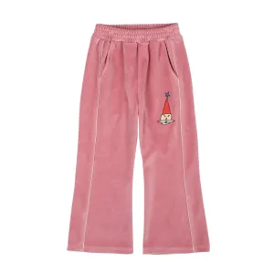 Santa Velour Track Pants by Jelly Mallow