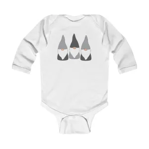 Scandinavian Gnomes Long Sleeve Bodysuit
