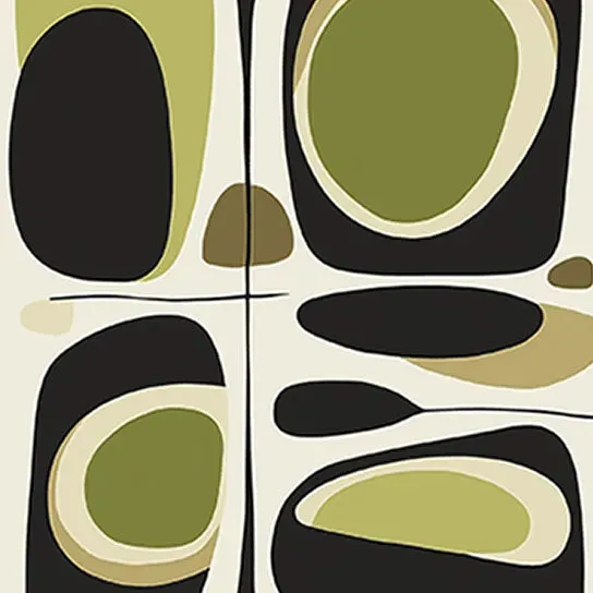 Serenity Shapes Hand Tufted Rug