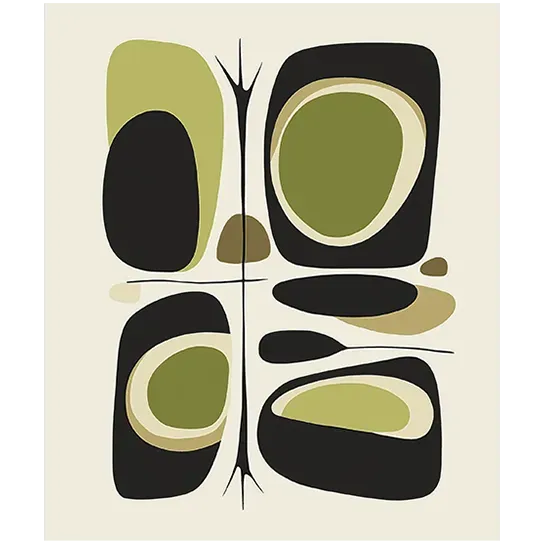 Serenity Shapes Hand Tufted Rug