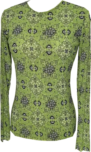 Serpentine Crew Top