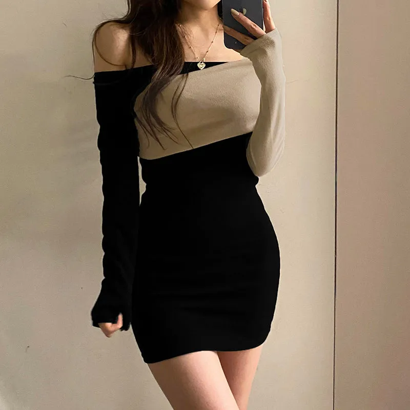 Sexy long sleeve dress YC24510