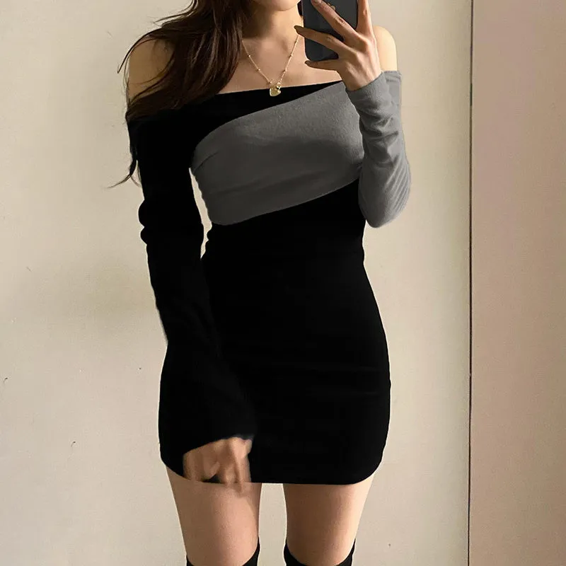 Sexy long sleeve dress YC24510