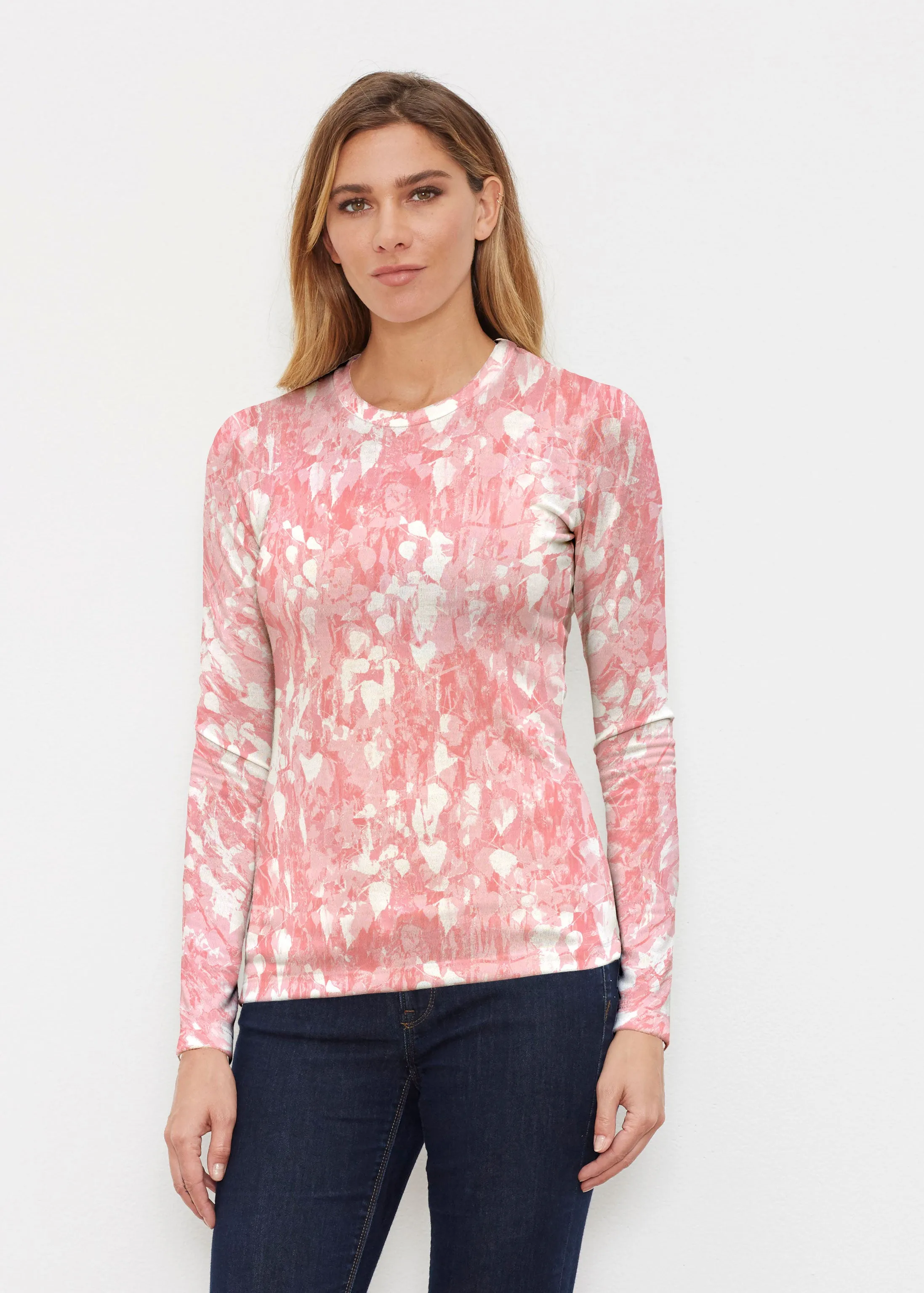 Shadow Coral (7915) ~ Butterknit Long Sleeve Crew Top