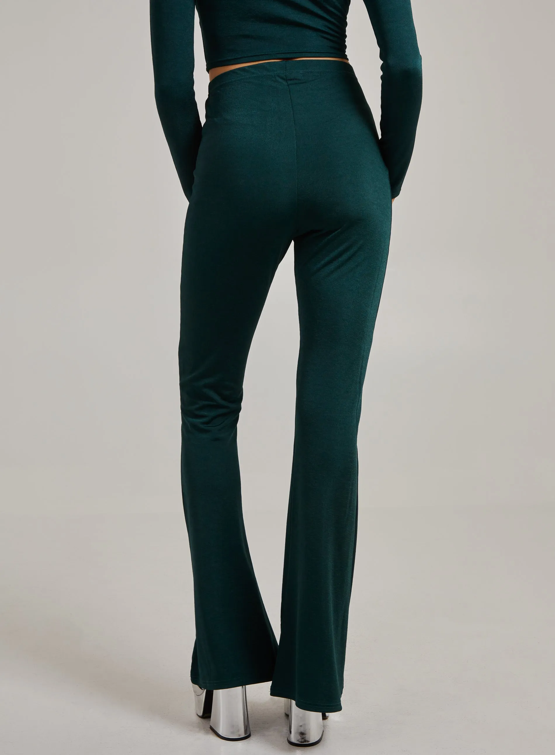 Shimmer Flared Trousers