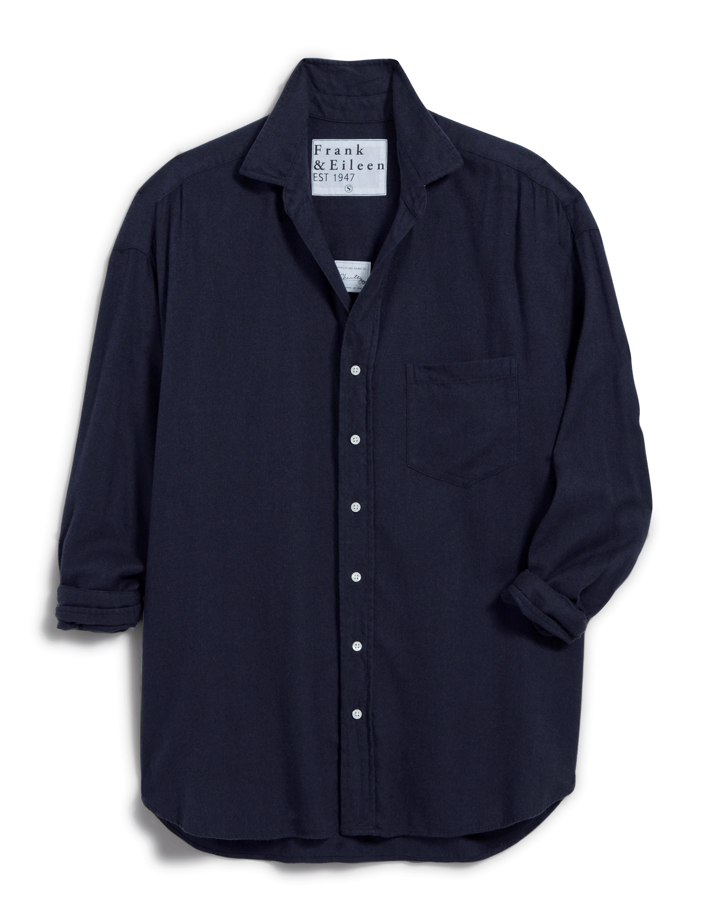 SHIRLEY Navy, Italian Flannel
