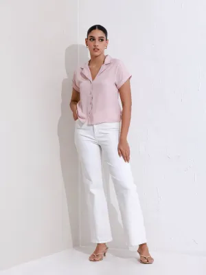Short Sleeve Cam Collar Shirt