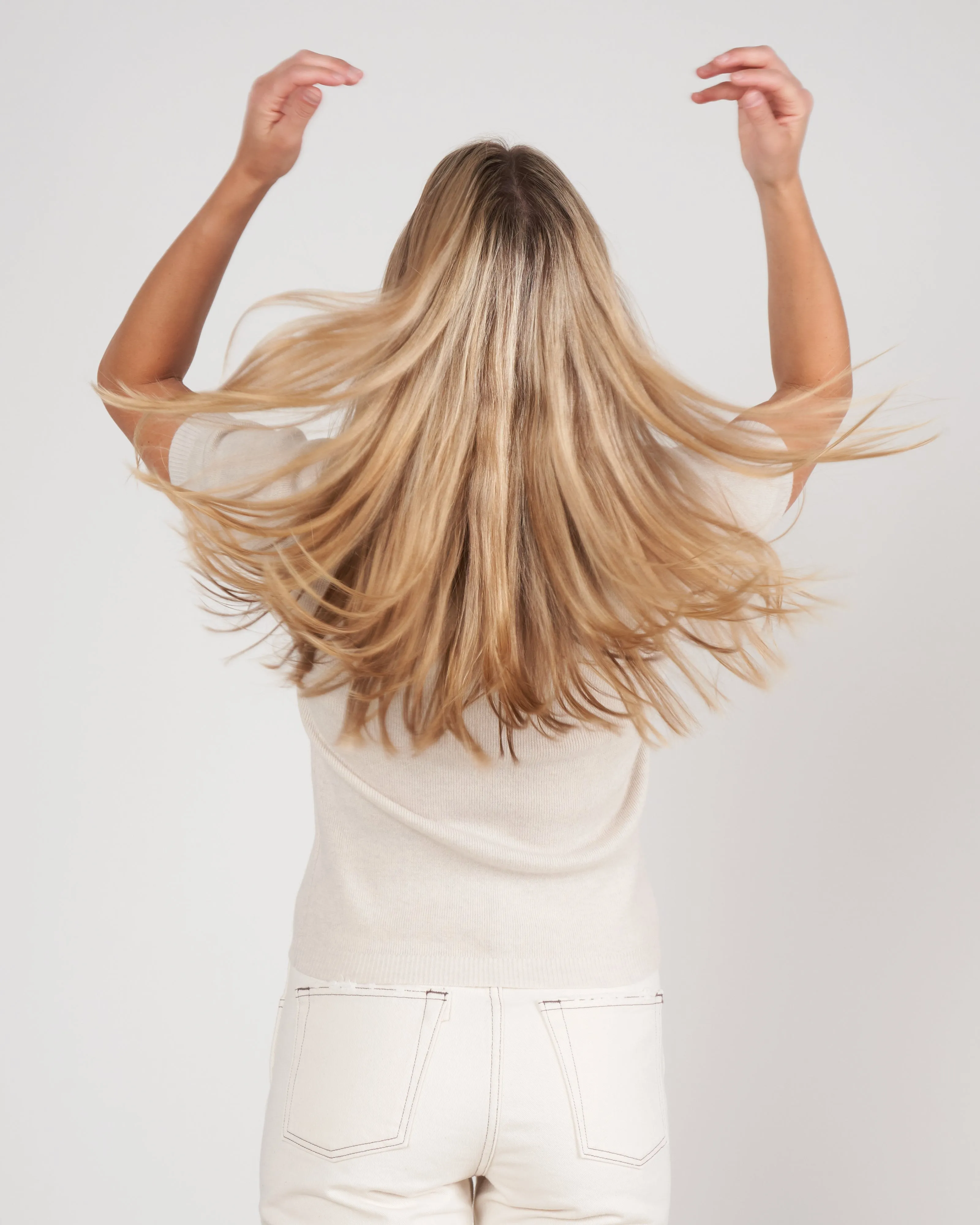 short sleeve mockneck top - off white