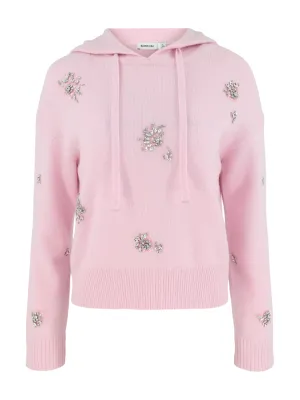 Simkhai Karmen Embellished Hooded Top (More Colors)
