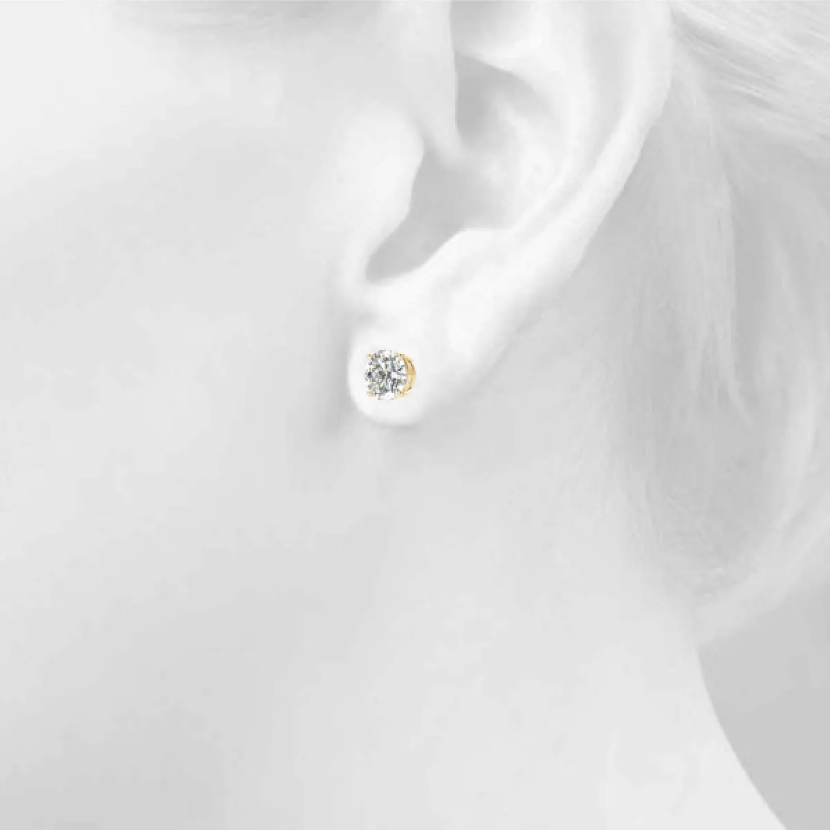 Single Stud Diamond Earring