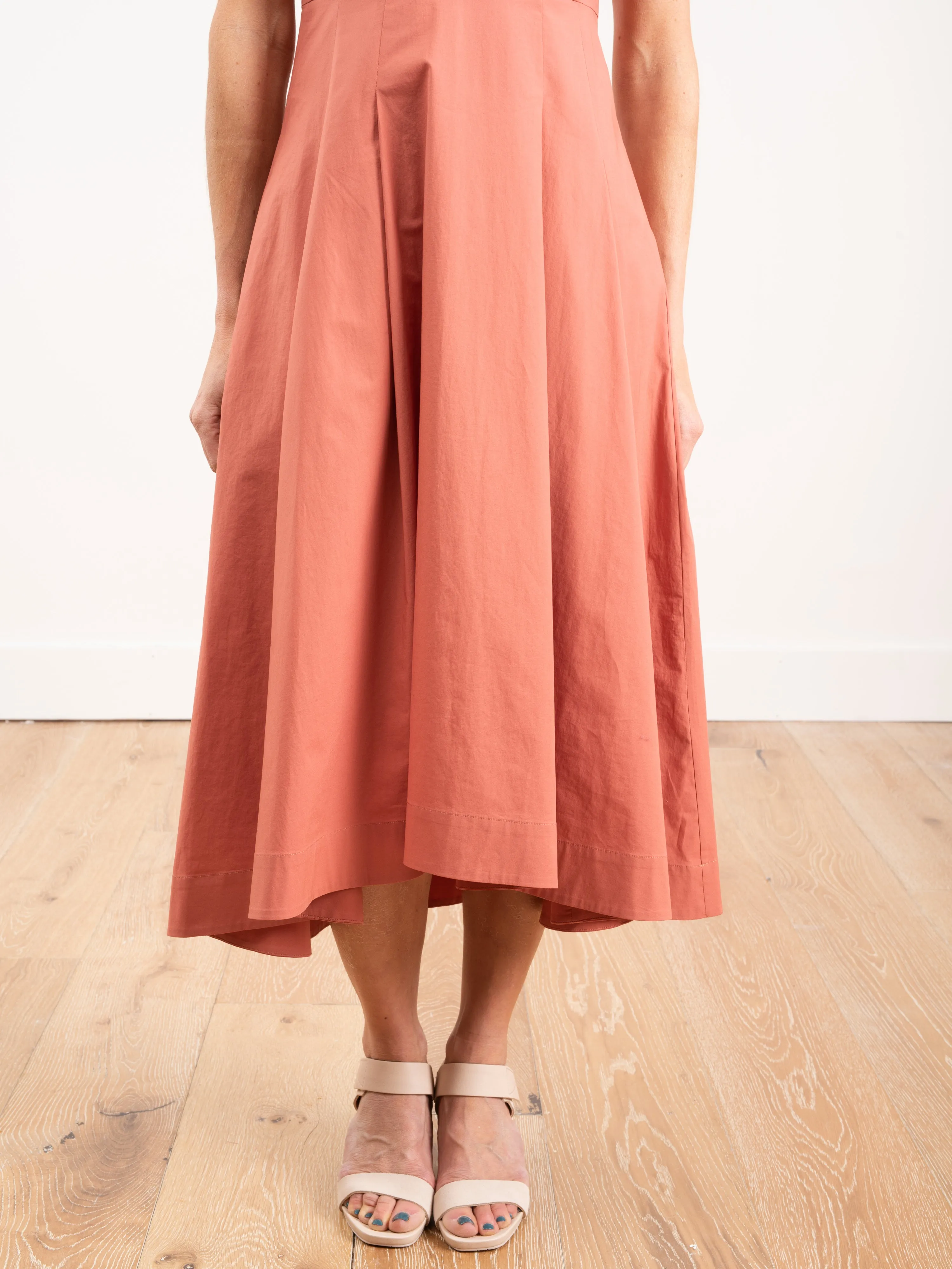 sleeveless full skirt dress - sienna