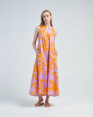 sleeveless long dress