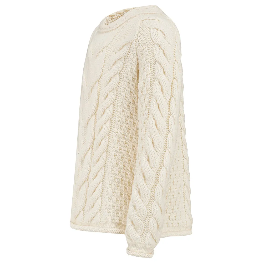 Sloane Supersoft Merino Girls Sweater - Pearl